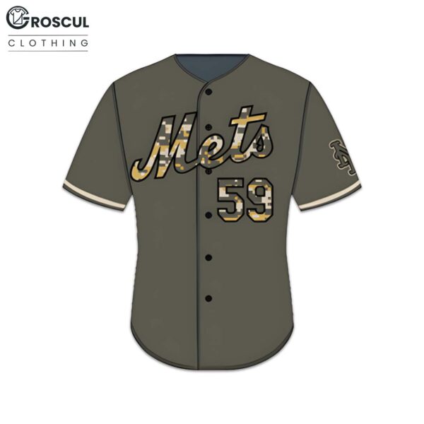 Mets Sean Manaea Camo Jersey 2025 Giveaway