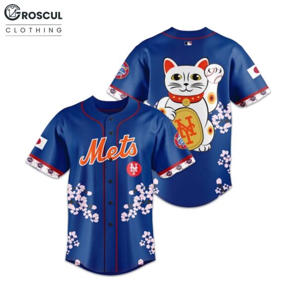 NY Mets Japanese Heritage Night 2025 Baseball Jersey