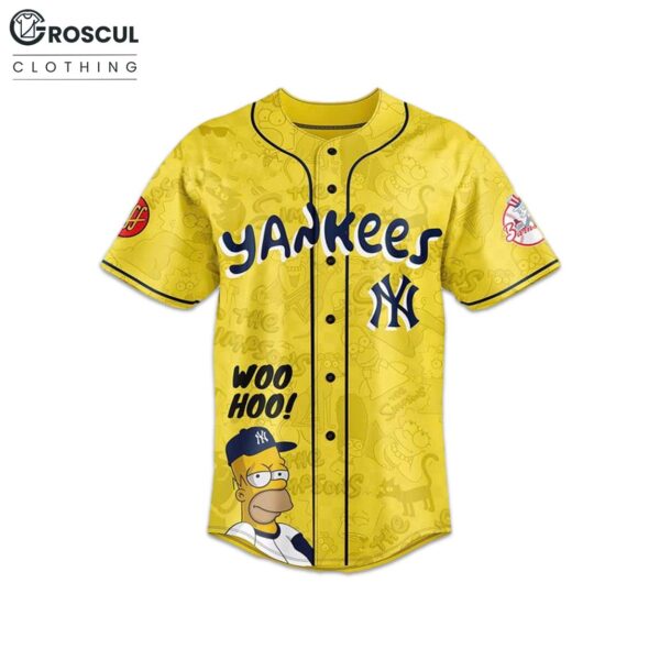 NY Yankees The Simpsons Heritage Baseball Jersey