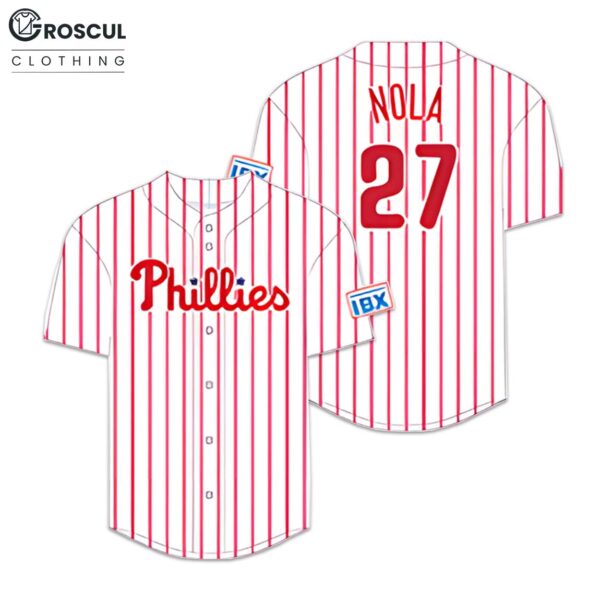 Phillies Independence Blue Cross Aaron Nola Replica Jersey 2025 Giveaway 1