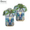 Pixel Trump Gulf of America Hawaiian Shirt