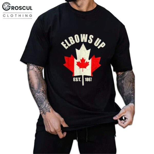 Proud Canadian Strong Elbows Up Est 1867 Shirt