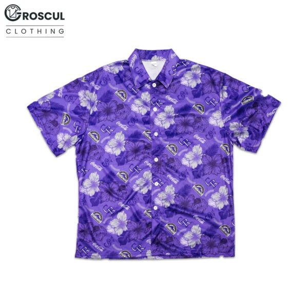 Rockies x Coca Hawaiian shirt 2025 Giveaway