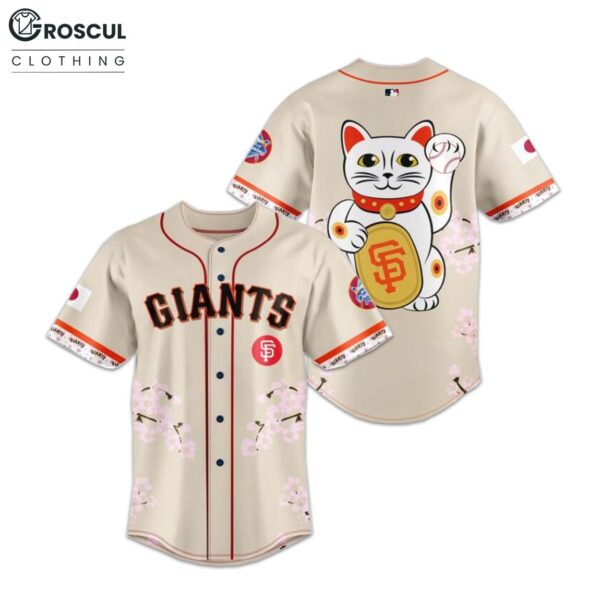 SF Giants Japanese Heritage Night 2025 Baseball Jersey