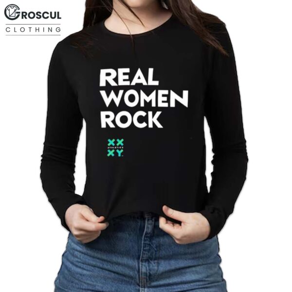 Scarlett Johansson Wearing Real Women Rock Shirt