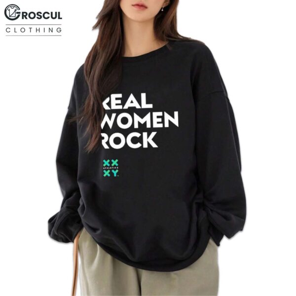 Scarlett Johansson Wearing Real Women Rock Shirt