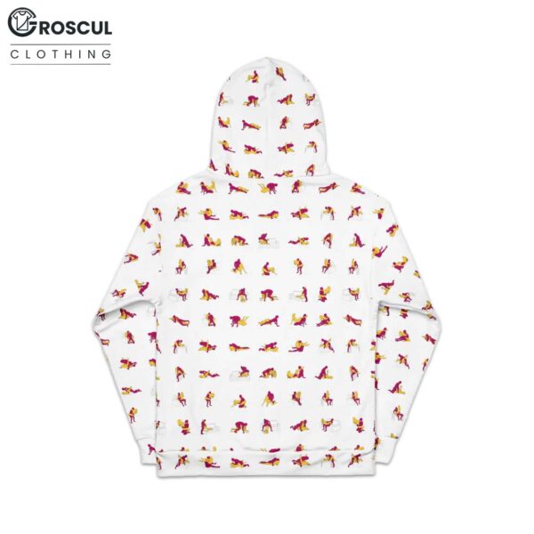 Sex Positions White Hoodie