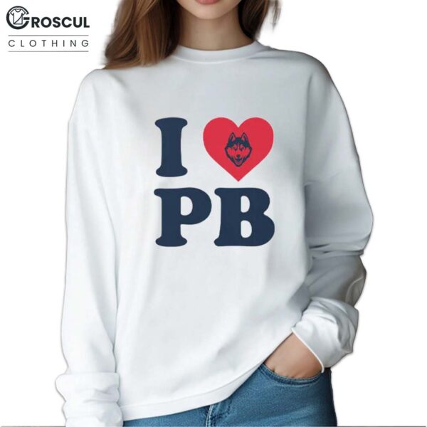 Uconn Paige Bueckers I Love PB Shirt 4