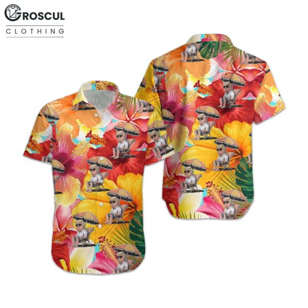 Vibrant Floral Gulf of America Hawaiian Shirt