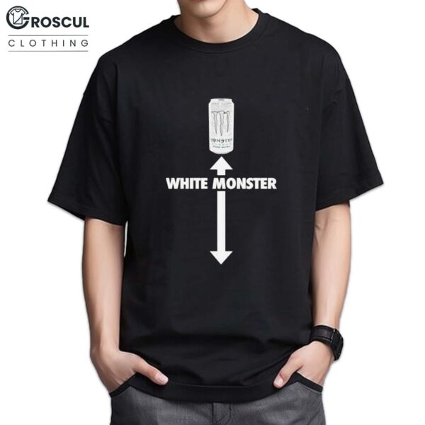 White Monster Arrow Up And Down Shirt