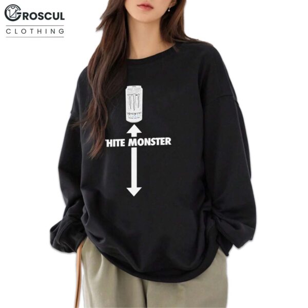 White Monster Arrow Up And Down Shirt