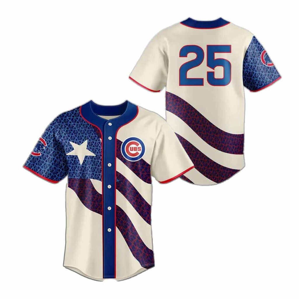 Chicago Cubs Puerto Rican Heritage 2025 Custom Jersey Chicago Cubs Puerto Rican Heritage 2025 Custom Jersey
