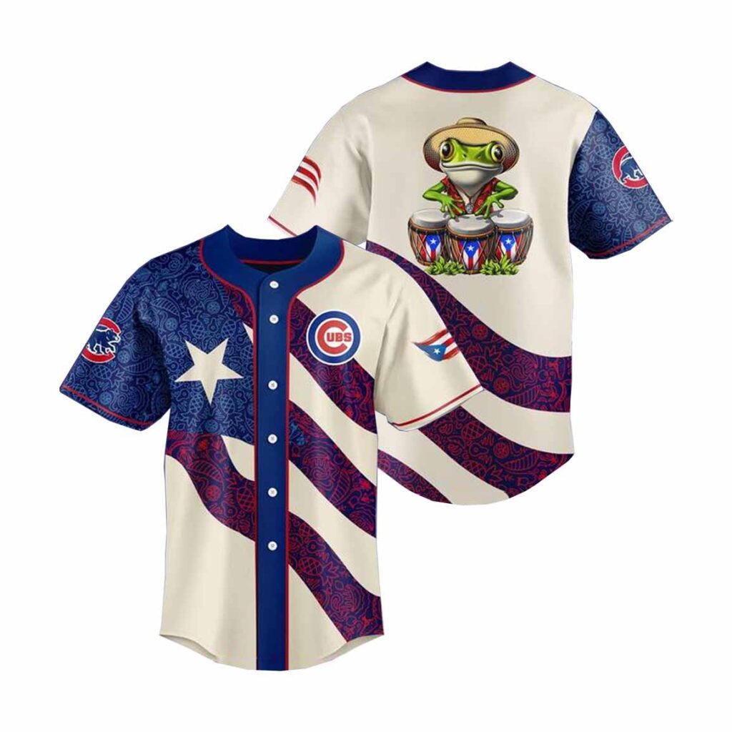 Chicago Cubs Puerto Rican Heritage 2025 Jersey Chicago Cubs Puerto Rican Heritage 2025 Jersey