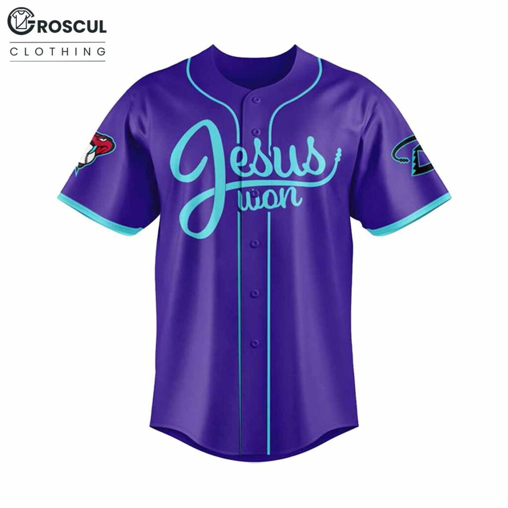 Diamondbacks Jesus Won City Connect 2025 Jersey 2 Diamondbacks Jesus Won City Connect 2025 Jersey