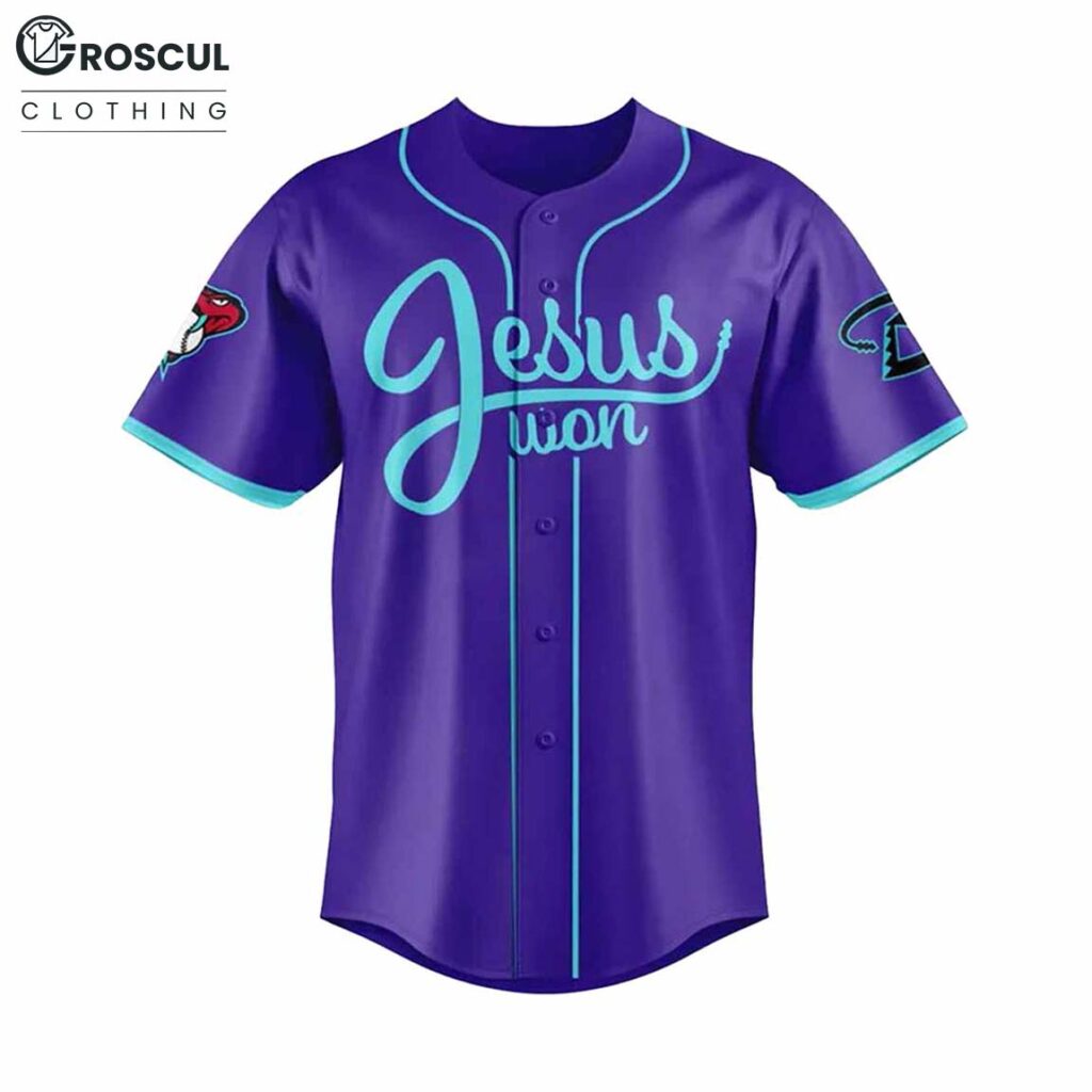 Diamondbacks Jesus Won City Connect 2025 Personalized Jersey 2 Diamondbacks Jesus Won City Connect 2025 Personalized Jersey