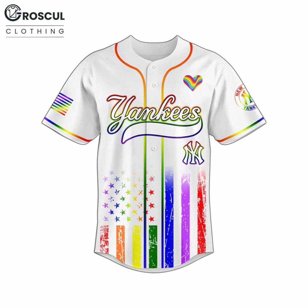 NY Yankees Love Is Love Pride Month 2025 Jersey 2 NY Yankees Love Is Love Pride Month 2025 Jersey