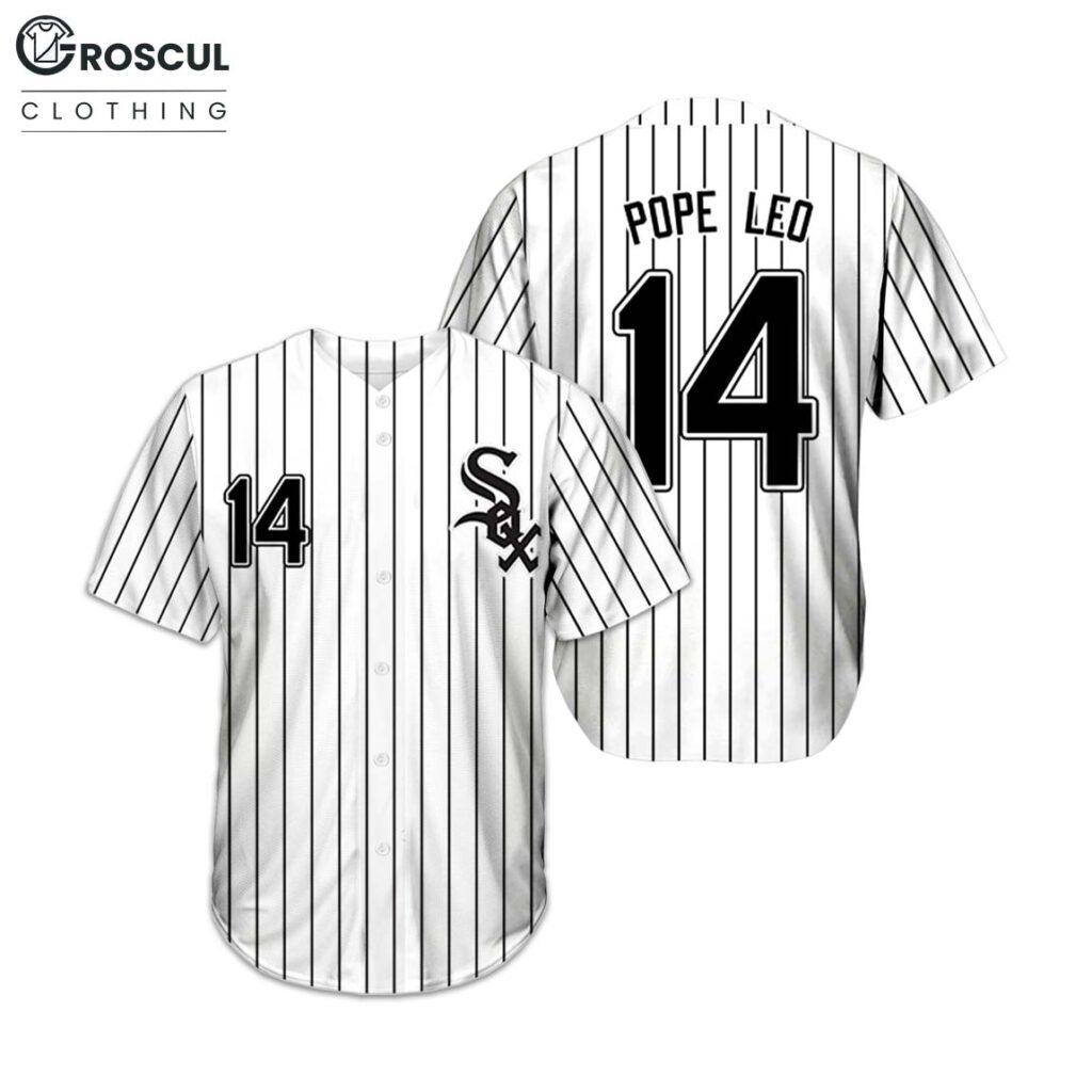 Pope Leo 14 White Sox Jersey 1 Pope Leo 14 White Sox Jersey
