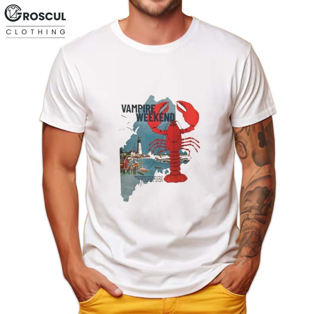 Portland Maine Vampire Weekend May 29 2025 Shirt 2 Portland Maine Vampire Weekend May 29 2025 Shirt