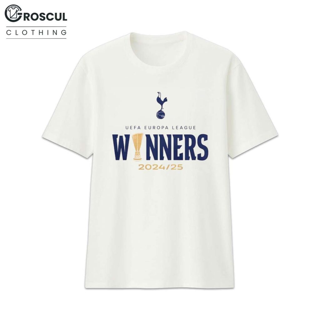 Tottenham Hotspur UEFA Europa League 2024-25 Winners Shirt 1 Tottenham Hotspur UEFA Europa League 2024-25 Winners Shirt 1