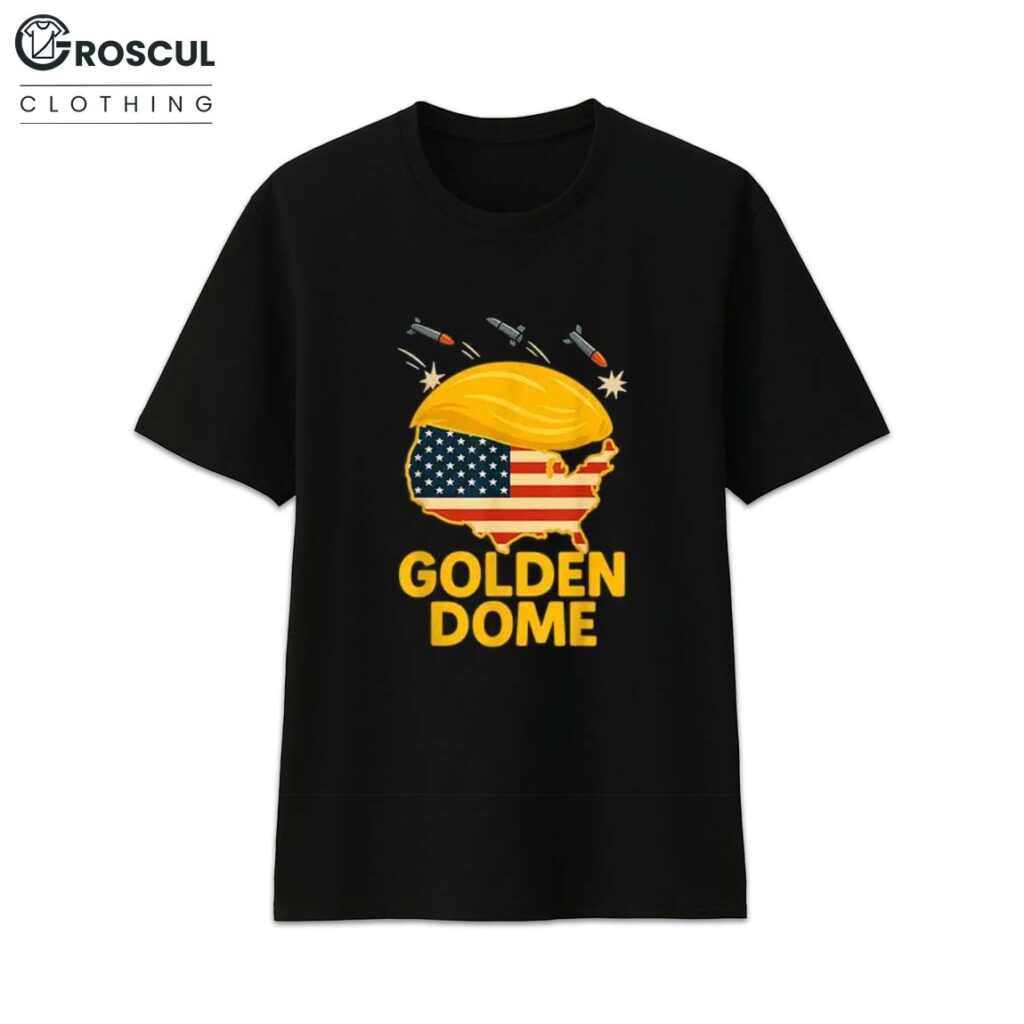 Trump Golden Dome Hair Shield USA Shirt 1 Trump Golden Dome Hair Shield USA Shirt 1