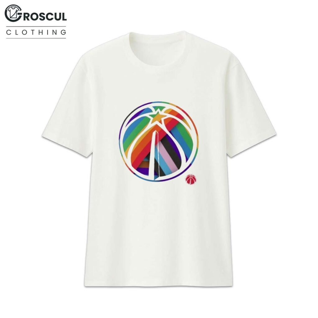 Washington Wizards Team Logo Pride 2025 Shirt 1 Washington Wizards Team Logo Pride 2025 Shirt 1