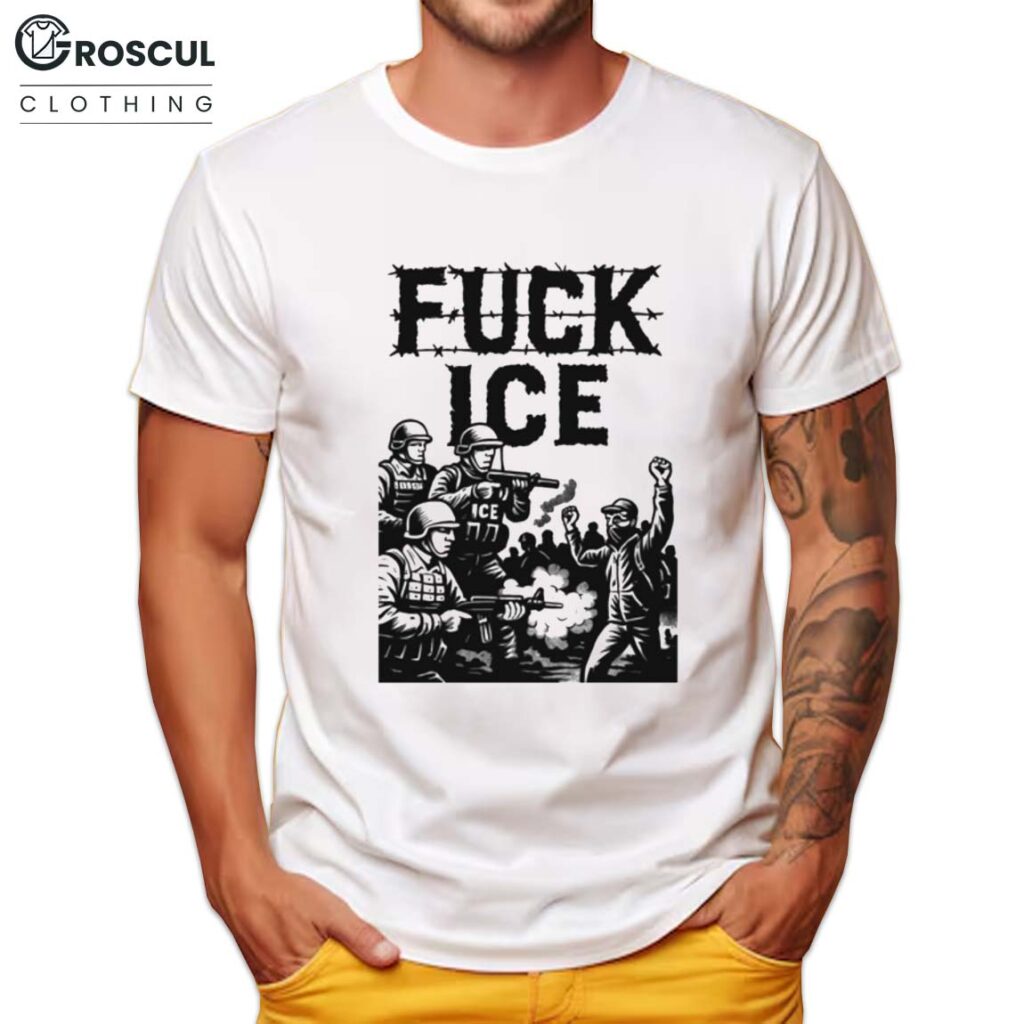 Fuck ICE Barbed Wire Protest Shirt 2 Fuck ICE Barbed Wire Protest Shirt 2